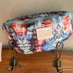 Billabong Not So Basic Waist Bag – Tie-Dye Nylon Fanny Pack – NEW